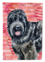 Black Russian Terrier Love Flag Garden Size BB9764GF