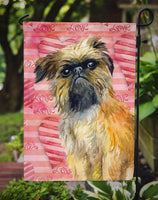 Brussels Griffon Love Flag Garden Size BB9774GF