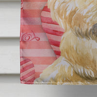 Cairn Terrier Love Flag Canvas House Size BB9777CHF