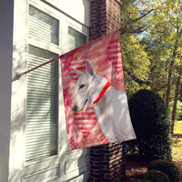 Bull Terrier Love Flag Canvas House Size BB9780CHF