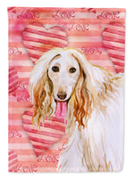 Afghan Hound Love Flag Canvas House Size BB9789CHF