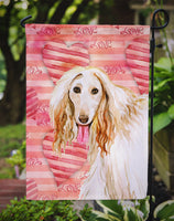 Afghan Hound Love Flag Garden Size BB9789GF