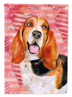 Basset Hound Love Flag Garden Size BB9791GF