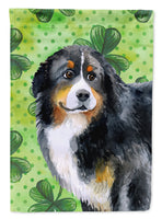 Bernese Mountain Dog St Patrick's Flag Canvas House Size BB9819CHF