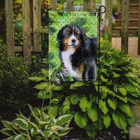 Bernese Mountain Dog St Patrick's Flag Garden Size BB9819GF