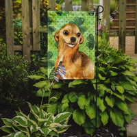 Chihuahua St Patrick's Flag Garden Size BB9832GF