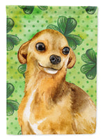 Chihuahua St Patrick's Flag Garden Size BB9832GF