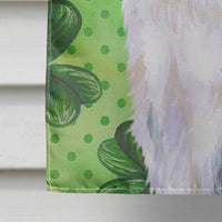 Borzoi St Patrick's Flag Canvas House Size BB9846CHF