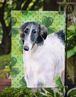 Borzoi St Patrick's Flag Garden Size BB9846GF