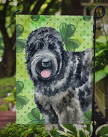 Black Russian Terrier St Patrick's Flag Garden Size BB9851GF