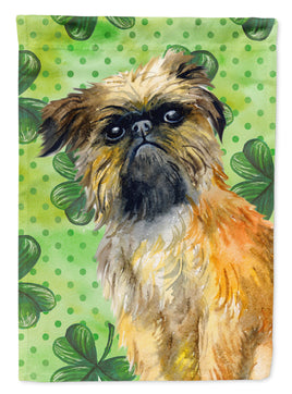 Brussels Griffon St Patrick's Flag Garden Size BB9861GF