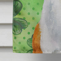 Basenji St Patrick's Flag Canvas House Size BB9866CHF