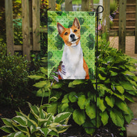 Basenji St Patrick's Flag Garden Size BB9866GF