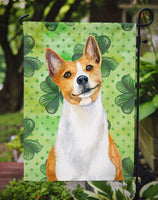 Basenji St Patrick's Flag Garden Size BB9866GF