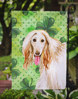 Afghan Hound St Patrick's Flag Garden Size BB9876GF