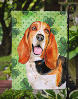 Basset Hound St Patrick's Flag Garden Size BB9878GF