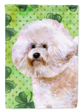 Bichon Frise #2 St Patrick's Flag Canvas House Size BB9879CHF