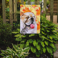 English Bulldog Fall Flag Garden Size BB9900GF