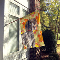 German Shorthaired Pointer Fall Flag Canvas House Size BB9902CHF