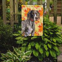 German Shorthaired Pointer Fall Flag Garden Size BB9902GF