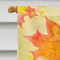 Pembroke Corgi Fall Flag Canvas House Size BB9903CHF