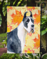 Harlequin Great Dane Fall Flag Garden Size BB9904GF