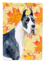 Harlequin Great Dane Fall Flag Garden Size BB9904GF