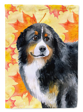 Bernese Mountain Dog Fall Flag Canvas House Size BB9906CHF