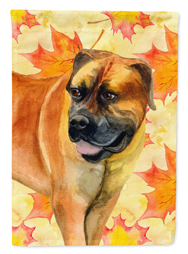 Boerboel Mastiff Fall Flag Canvas House Size BB9907CHF