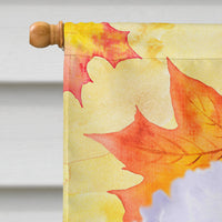 Bichon Frise Fall Flag Canvas House Size BB9909CHF