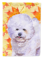 Bichon Frise Fall Flag Canvas House Size BB9909CHF