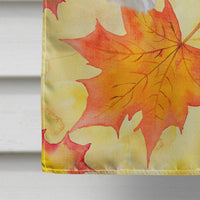 Fox Terrier Fall Flag Canvas House Size BB9911CHF