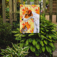 Fox Terrier Fall Flag Garden Size BB9911GF