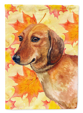 Dachshund Fall Flag Canvas House Size BB9913CHF