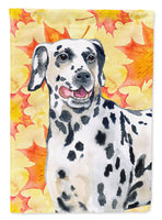 Dalmatian Fall Flag Canvas House Size BB9914CHF