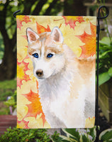 Siberian Husky Fall Flag Garden Size BB9916GF