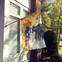 Papillon Fall Flag Canvas House Size BB9918CHF