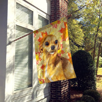 Chihuahua Fall Flag Canvas House Size BB9919CHF