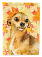 Chihuahua Fall Flag Canvas House Size BB9919CHF