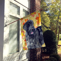 Giant Schnauzer Fall Flag Canvas House Size BB9921CHF