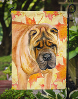 Shar Pei Fall Flag Garden Size BB9922GF