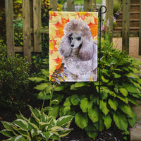 Poodle Fall Flag Garden Size