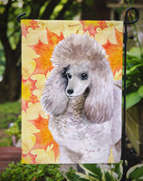 Poodle Fall Flag Garden Size