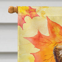 Small Brabant Griffon Fall Flag Canvas House Size BB9928CHF