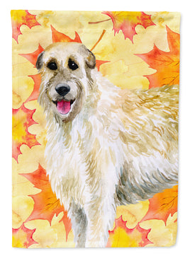 Irish Wolfhound Fall Flag Canvas House Size BB9931CHF