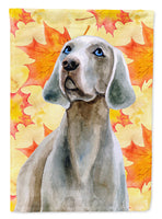 Weimaraner Fall Flag Canvas House Size BB9935CHF