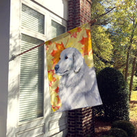 Maremma Sheepdog Fall Flag Canvas House Size BB9936CHF