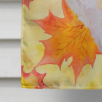 Shiba Inu Fall Flag Canvas House Size BB9939CHF