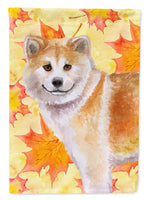 Shiba Inu Fall Flag Canvas House Size BB9939CHF