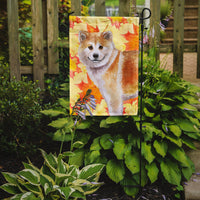 Shiba Inu Fall Flag Garden Size BB9939GF